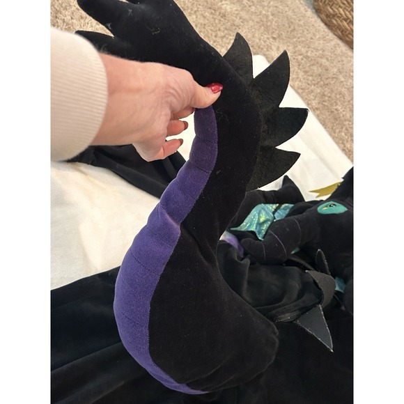 Disney Store Malificent Dragon Halloween Costume Kids 8/10T Black Purple - Picture 10 of 12